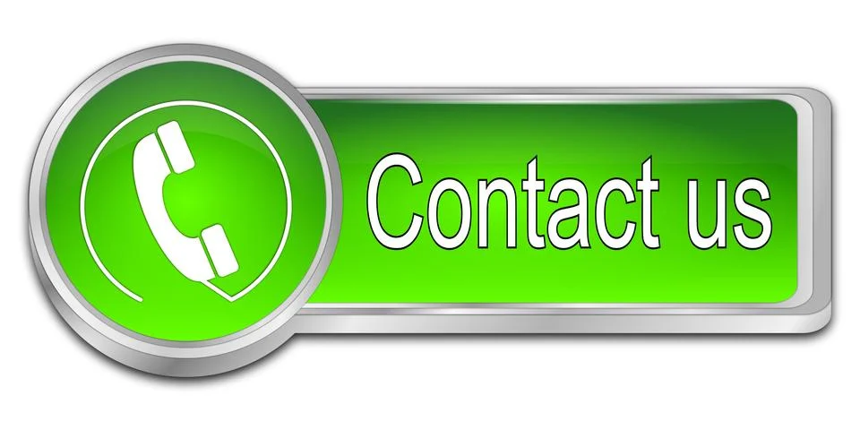 Button contact us Illustrazione stock