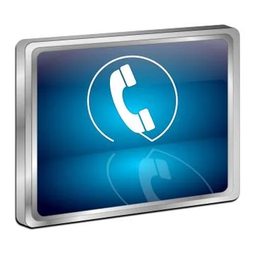 Button contact us Stock Illustration