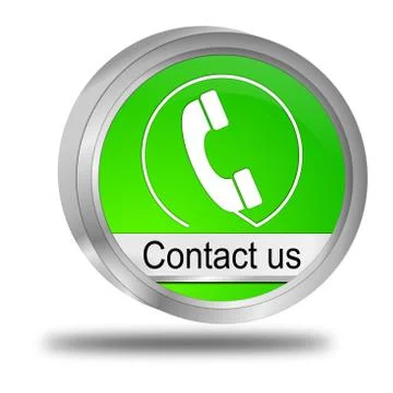 Button contact us Stock Illustration