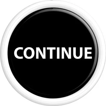 Button continue Illustrazione stock