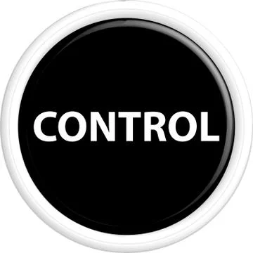 Button control Illustrazione stock