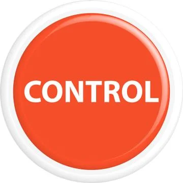 Button control Illustrazione stock