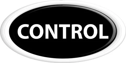 Button control Illustrazione stock