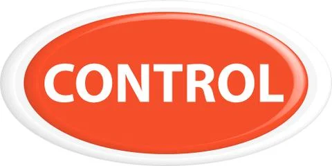 Button control Illustrazione stock