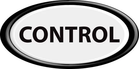 Button control Illustrazione stock