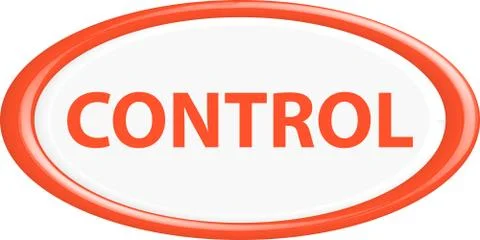 Button control Illustrazione stock