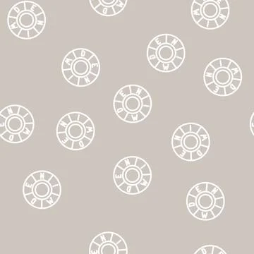 Button denim line vector seamless pattern Stock Illustration