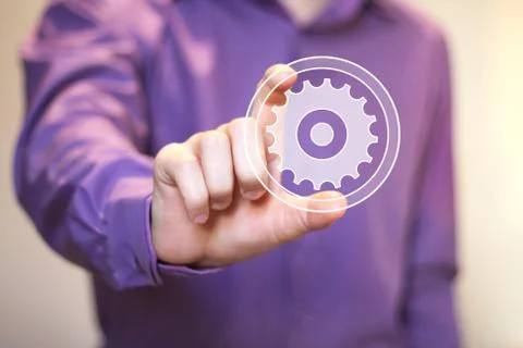 Button engineering sign web business web icon Stock Photos