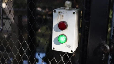 Button to enter the cage Stock Footage 288004310