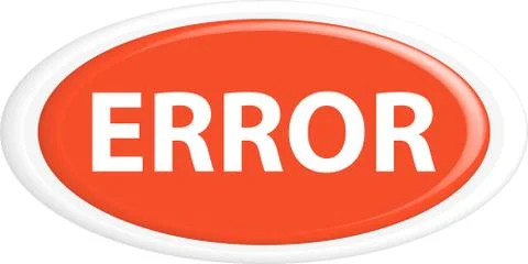 Button error Stock-Illustration