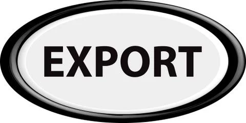 Button export Ilustração Stock