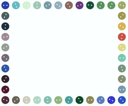 Button frame Stock Illustration