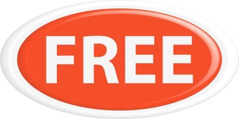 Button free Ilustração Stock