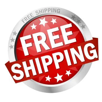 Button Free Shipping Stock Illustration