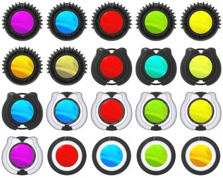 Button glossy icon Stock Illustration