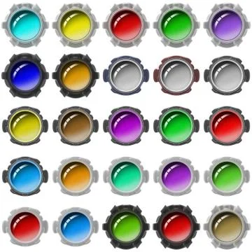 Button glossy icon Stock Illustration