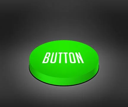 Button green button Stock Illustration