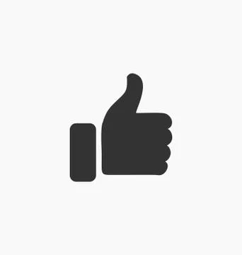 Like button icon Stock Illustration