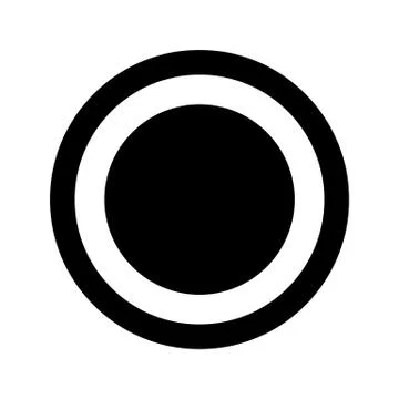 Button Icon Stock Illustration