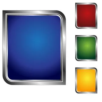 Button Icon Set Stock Illustration