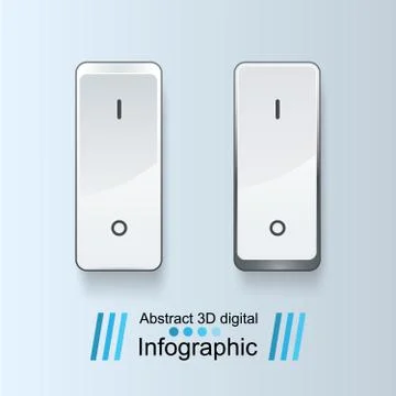 Button icon. Switch icon Stock Illustration