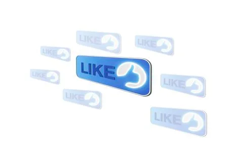 Like button Stock Illustration