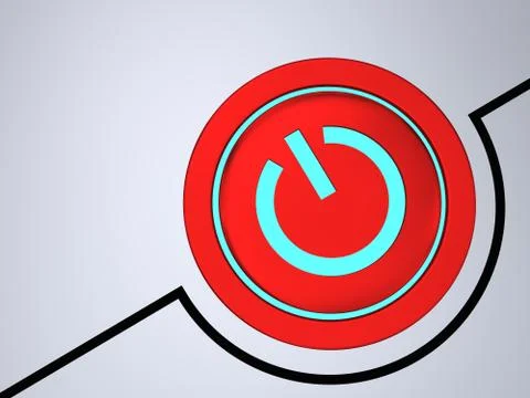 On off button Illustrazione stock