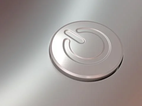 Button on/off Illustrazione stock