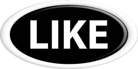 Button like Stock Illustration