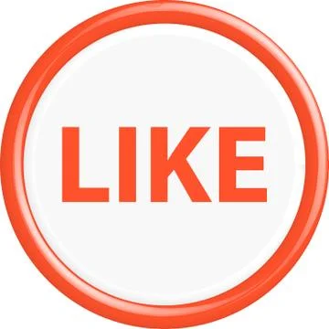 Button like Stock Illustration