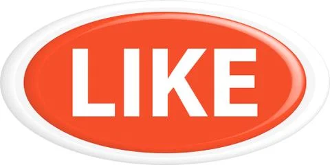 Button like Stock Illustration