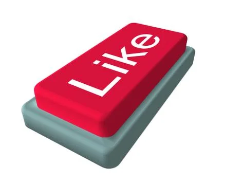 The button "like" Stock Illustration