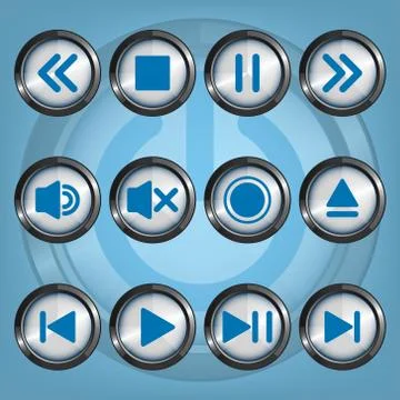 Button Stock Illustration