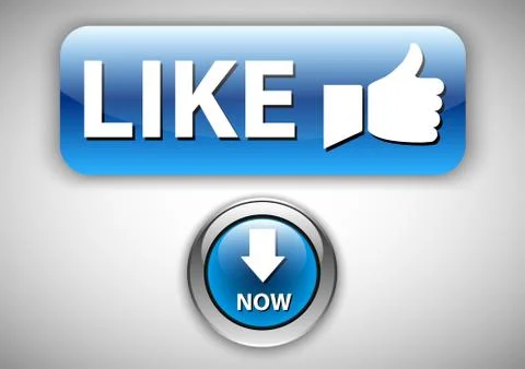 Like button Stock Illustration