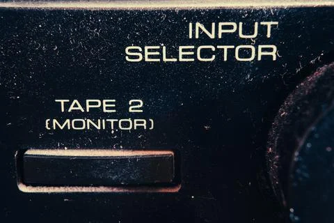 Button for Input Selector Foto stock