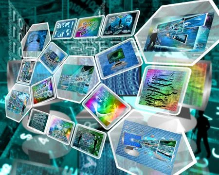 Button interface 스톡 일러스트