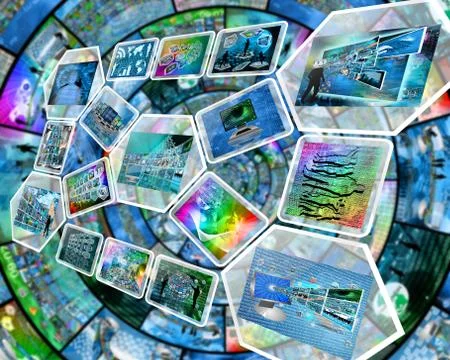 Button interface Stock Illustration