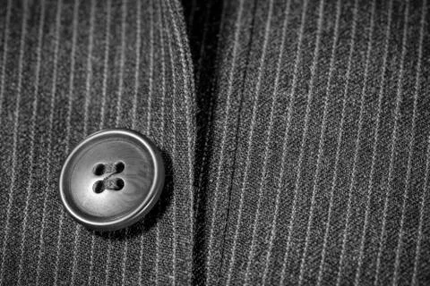 Button on a jacket Stock Photos