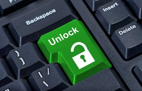 Button keypad unlock with padlock icon. Button keypad unlock with padlock ... Stock Photos