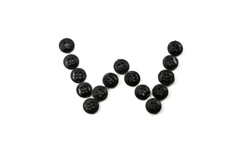 Button letter Stock Photos