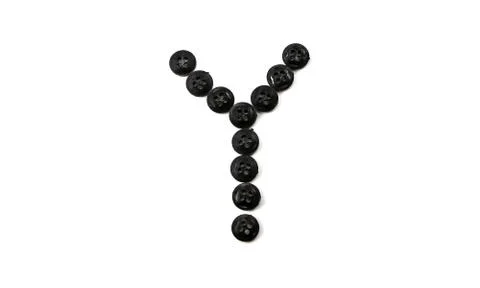 Button letter Stock Photos