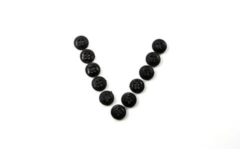 Button letter Stock Photos
