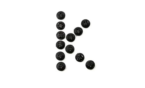 Button letter Stock Photos