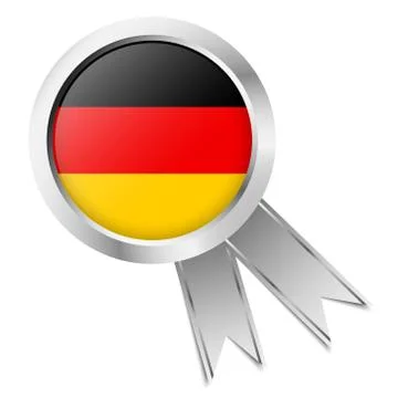 Button Made in Germany Stock Illustration