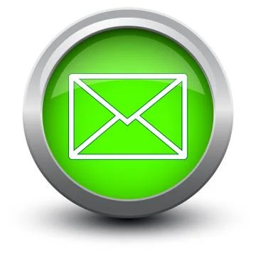 Button message 2d Illustrazione stock