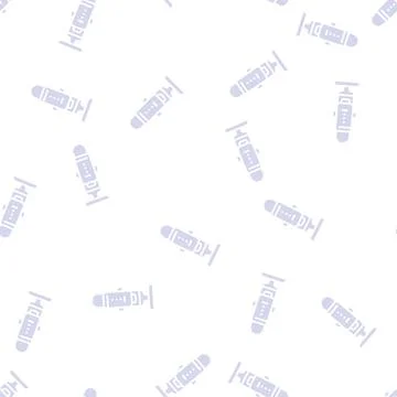 Button mic microphone glyph seamless pattern Illustrazione stock
