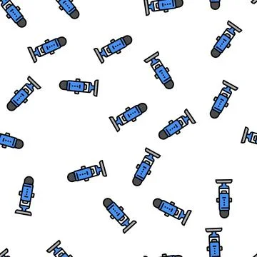 Button mic microphone vector seamless pattern Illustrazione stock