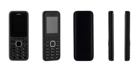 Button mobile phone Stock Photos