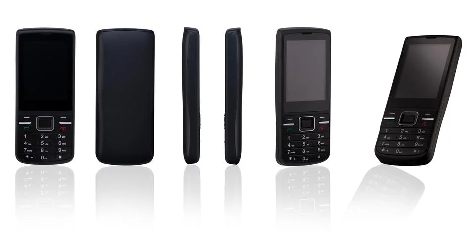 Button mobile phone Stock Photos