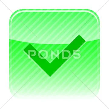 Button ok Stock Illustration